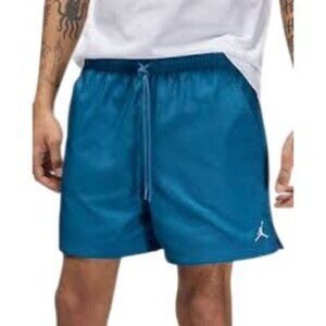 Nike Jordan Essentials 5" Poolside Shorts Blue White Size S NEW WITH TAGS!
